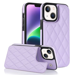 Estuche para teléfono de cuero PU rómbico co...