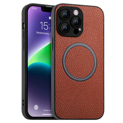 Skin Feel Litchi Texture MagSafe Funda magné...