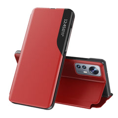 Estuche para teléfono de cuero con tapa y pa...