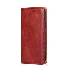 Estuche de teléfono de cuero magnético de co...