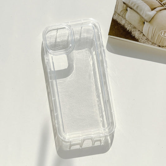 Caja del teléfono de TPU transparente con bo...