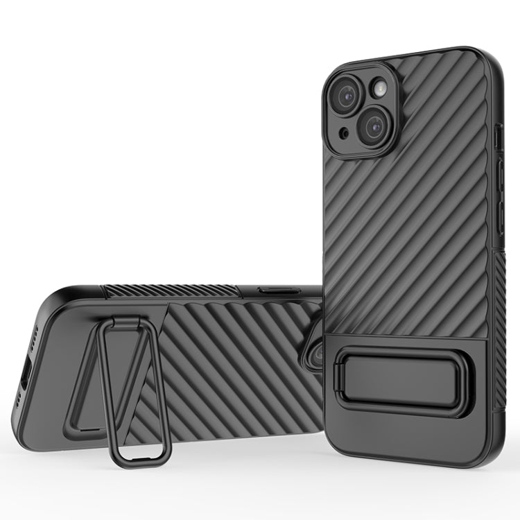 Caja de teléfono de TPU con textura ondulada...