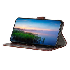 Estuche para teléfono de cuero con textura r...