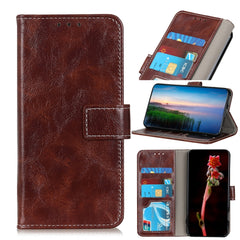 Estuche para teléfono de cuero con textura r...