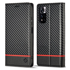 LC.IMEEKE Funda de cuero de fibra de carbono...