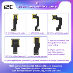Cable de cámara con teleobjetivo trasero i2C...