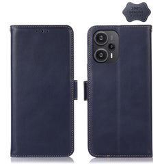 Estuche para teléfono de cuero de vaca con c...