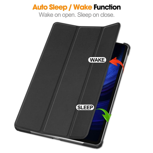 Estuche para tableta inteligente de cuero co...