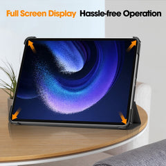 Estuche para tableta inteligente de cuero co...
