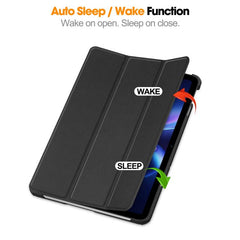 Estuche para tableta inteligente de cuero co...