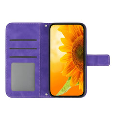 HT04 Skin Feel Sun Flower Estuche de cuero c...