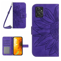 HT04 Skin Feel Sun Flower Estuche de cuero c...