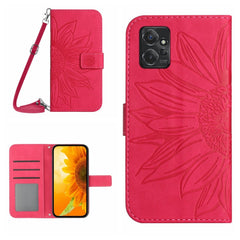 HT04 Skin Feel Sun Flower Estuche de cuero c...