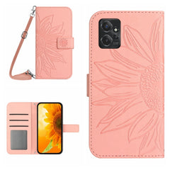 HT04 Skin Feel Sun Flower Estuche de cuero c...
