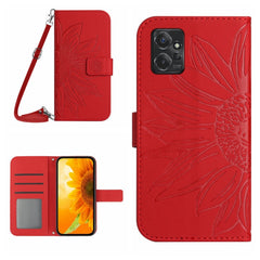 HT04 Skin Feel Sun Flower Estuche de cuero c...