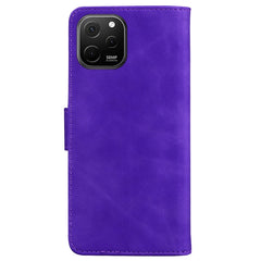 Skin Feel Pure Color Funda de cuero con tapa...