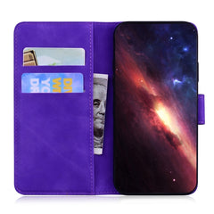 Skin Feel Pure Color Funda de cuero con tapa...