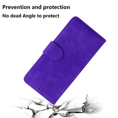 Skin Feel Pure Color Funda de cuero con tapa...