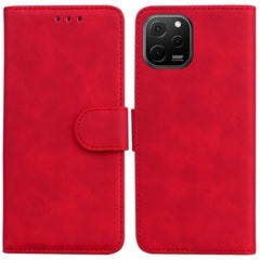 Skin Feel Pure Color Funda de cuero con tapa...