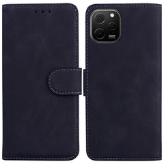 Skin Feel Pure Color Funda de cuero con tapa...