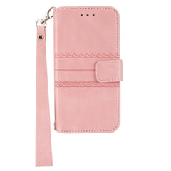 Estuche para teléfono de cuero con rayas en ...