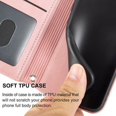 Estuche para teléfono de cuero con rayas en ...