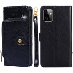Funda de cuero con cremallera para teléfono ...