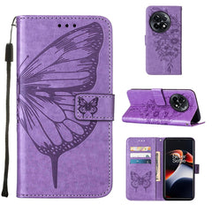 Estuche para teléfono de cuero con mariposa ...