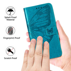 Estuche para teléfono de cuero con mariposa ...