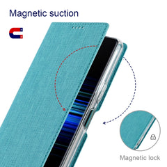 Estuche para teléfono de cuero magnético a p...