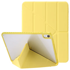 Estuche para tableta de cuero con deformació...