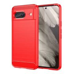 Funda de TPU con textura cepillada de fibra ...