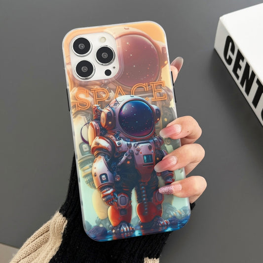 Estuche para teléfono esmerilado de astronau...