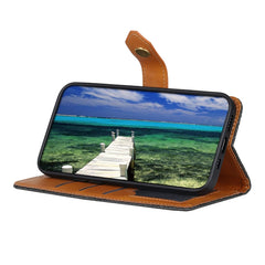Estuche para teléfono de cuero en relieve fl...