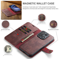 DG.MING Crazy Horse Texture Estuche de cuero...
