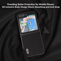 Funda para teléfono con textura de litchi de...