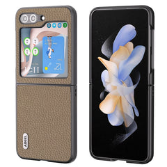 Funda para teléfono con textura de litchi de...