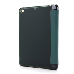Estuche de cuero con tapa horizontal y defor...