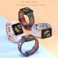 Correa de reloj de TPU transpirable con aguj...