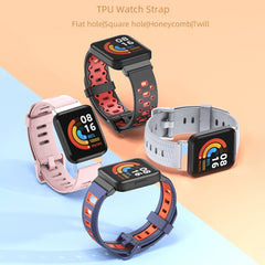 Correa de reloj de TPU con textura de panal ...