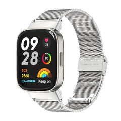 Correa de reloj de metal con hebilla de Milá...