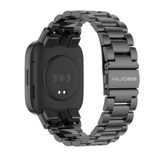 Mijobs correa de reloj de acero inoxidable d...