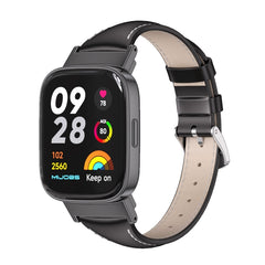 Correa de reloj delgada de cuero genuino Mij...