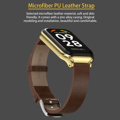 Correa de reloj de cuero PU de microfibra co...