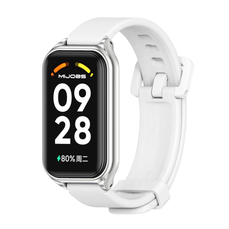 Correa de reloj de silicona con carcasa de m...