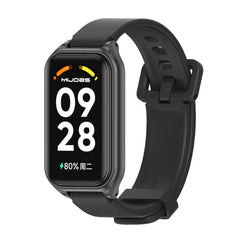 Correa de reloj de silicona con carcasa de m...