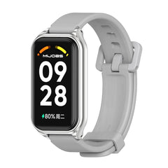 Correa de reloj de silicona con carcasa de m...