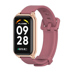 Correa de reloj de silicona con carcasa de m...