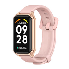 Correa de reloj de silicona con carcasa de m...