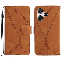 Funda de teléfono de cuero en relieve con co...